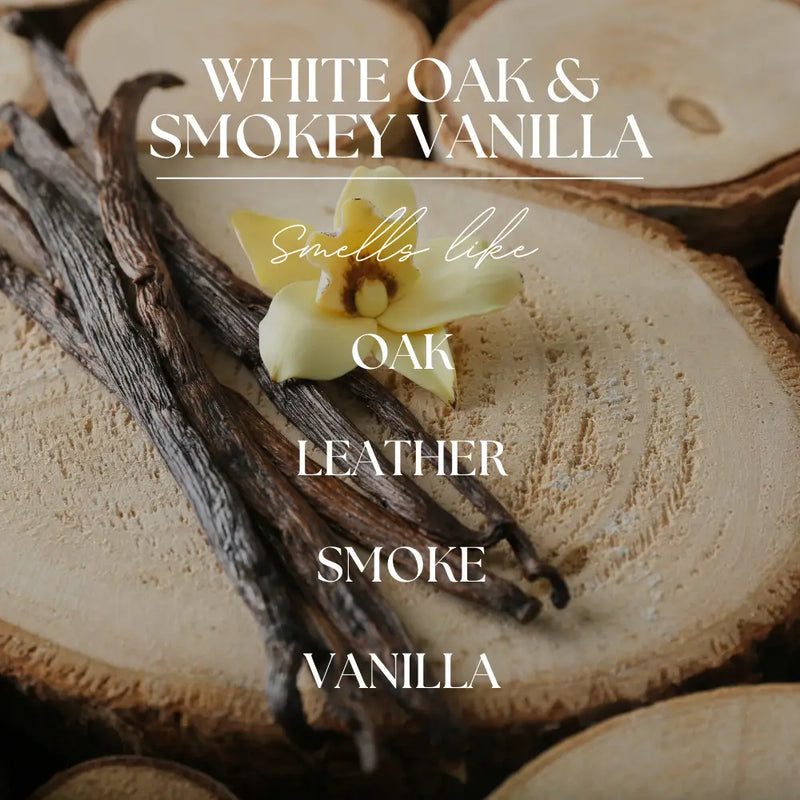 White Oak & Vanilla Candle