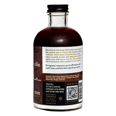 Strongwater Old Fashioned Cocktail Mixer Syrup
