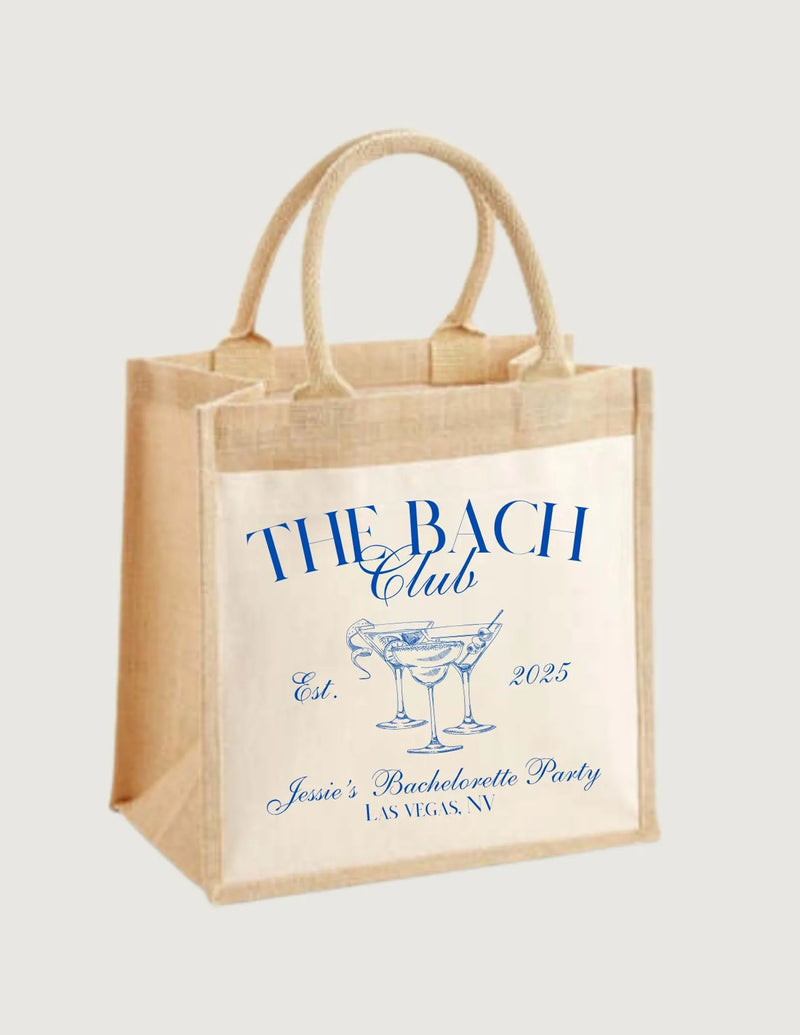 Custom Bachelorette Canvas Tote