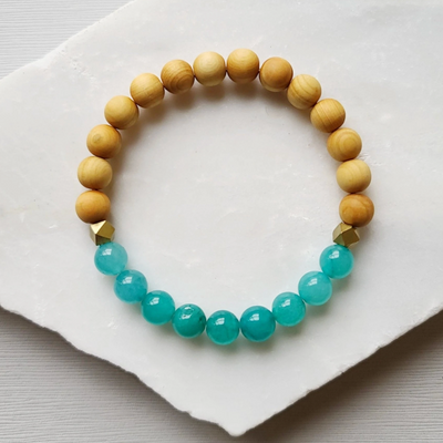 Jade Oil Diffuser Bracelet