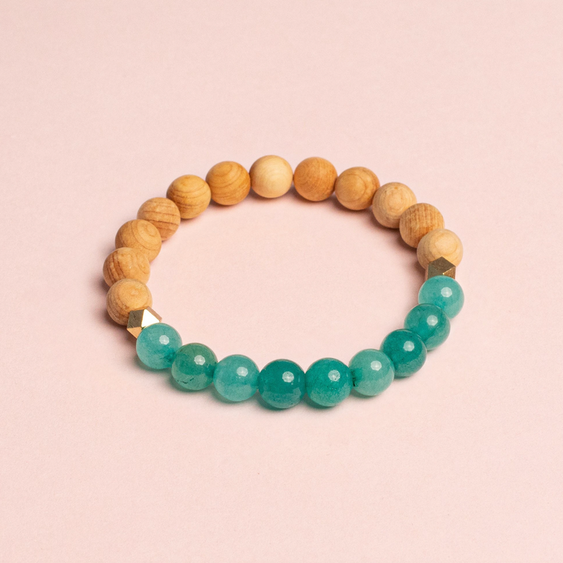 Jade Oil Diffuser Bracelet