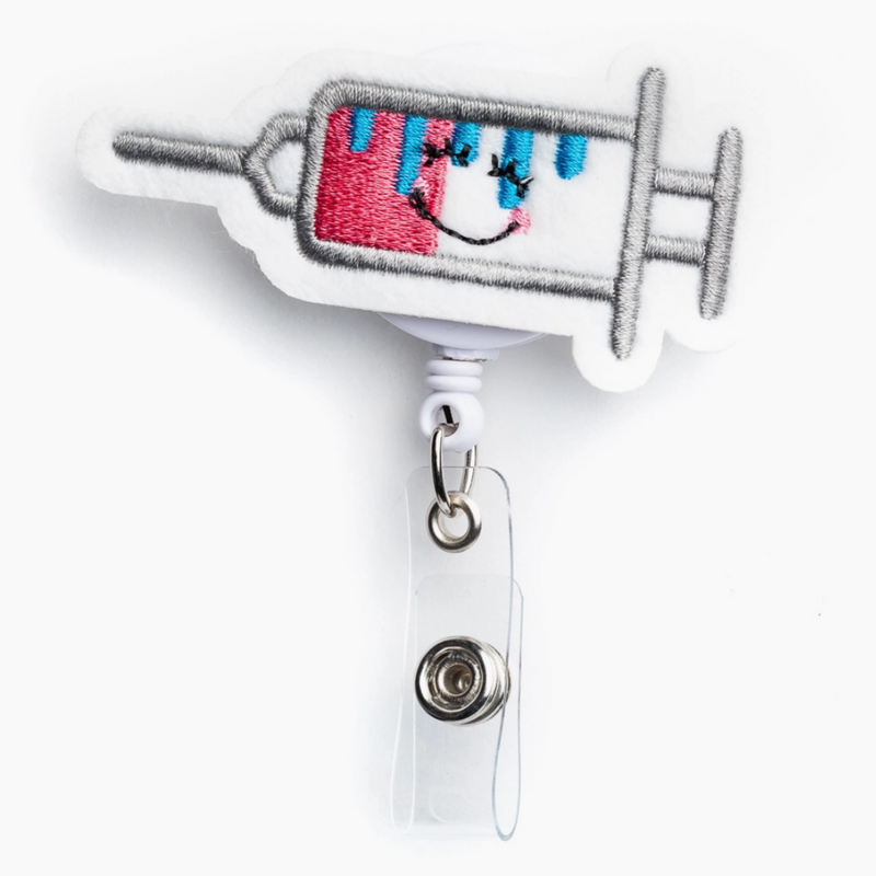 Syringe Badge Reel